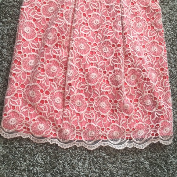 Beautifully Detailed flower overlay dress - Picture 3 of 7